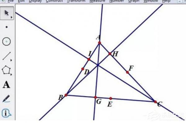 几何画板如何绘制九点圆？几何画板画九点圆的操作方法 软件教程