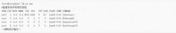 Linux新手入门 PS命令查看正在运行的进程 软件教程