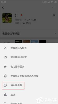 手机微信怎么拉黑好友？微信加入黑名单的方法 软件教程