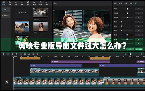 剪映Windows专业电脑版视频导出文件太大了怎么解决？ 软件教程