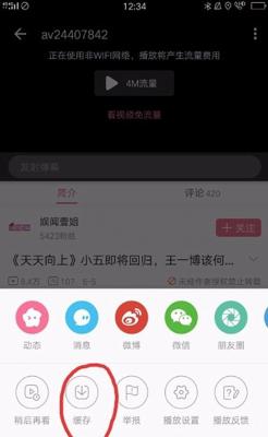 哔哩哔哩app怎么下载视频？ 软件教程