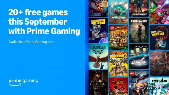 Prime：Gaming9月28款游戏可领！包含无主之地系列